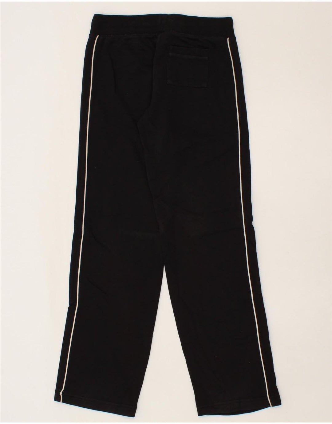 CHAMPION Womens Graphic Tracksuit Trousers UK 14 Medium Black Vintage Champion and Second-Hand Champion from Messina Hembry 