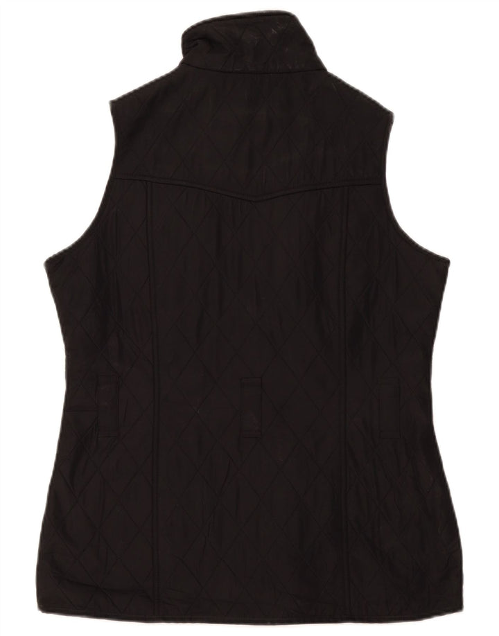Barbour Damen Übergroße Steppweste UK 10 Small Schwarz Polyester