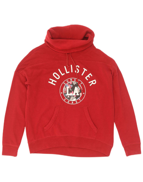 Hollister Damen-Sweatshirt „Los Angeles“, übergroß, Gr. 10, Rot