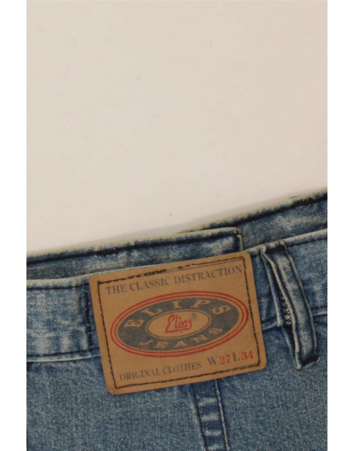 Vintage Damen Jeansrock W27 Klein Blau