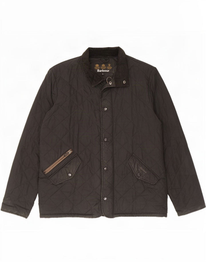 Barbour Herren Steppjacke UK 36 Small Schwarz