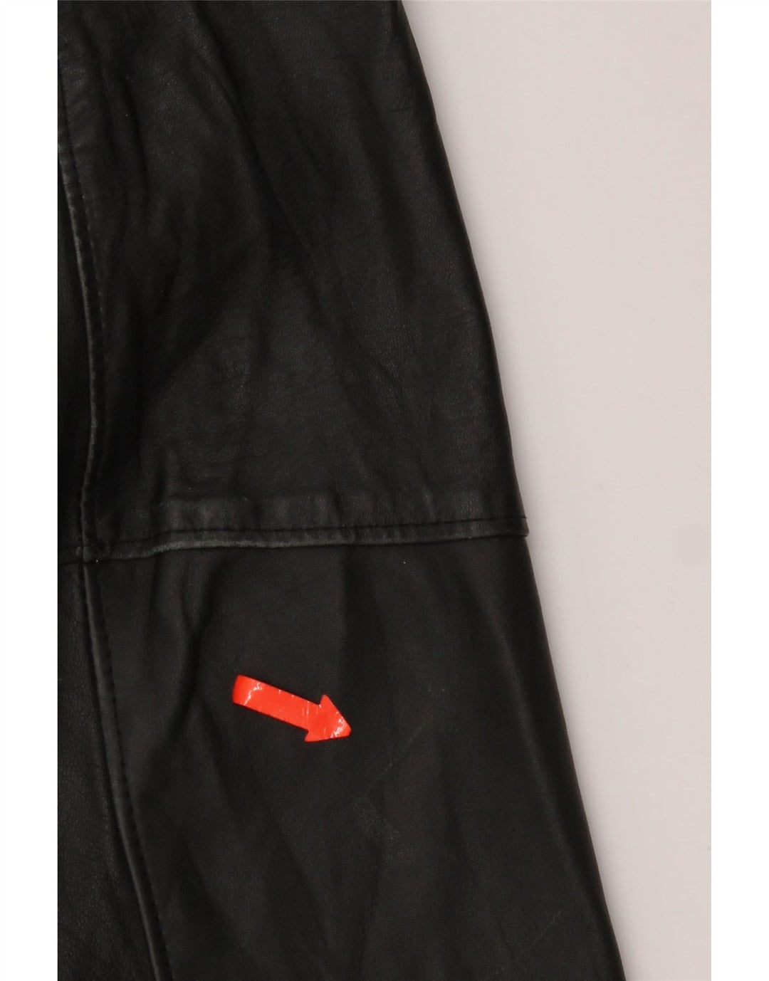 Bizzarro Herren 3-Knopf-Blazerjacke IT 54 2XL Schwarzes Leder