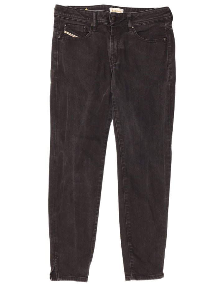 Diesel Damen Skinny Jeans W30 L28 Graue Baumwolle