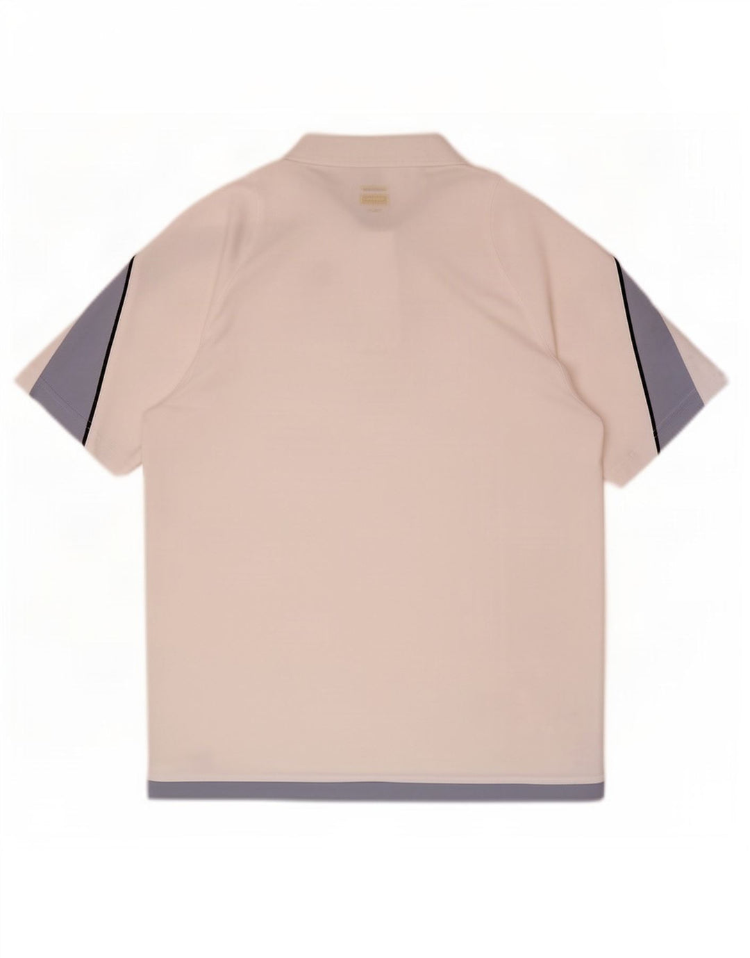 Reebok Herren-Poloshirt, groß, weißes Colourblock-Polyester
