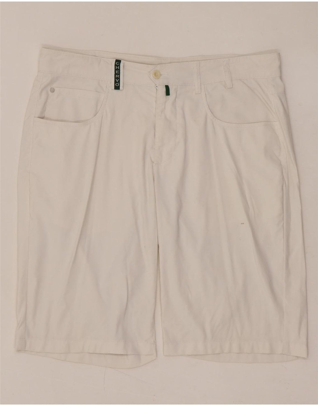 CHERVO Herren-Freizeitshorts IT 50 Large W34 Weißes Polyamid