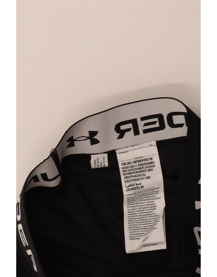 UNDER ARMOUR Mädchen-Grafik-Leggings, 9–10 Jahre, mittelschwarzes Polyester
