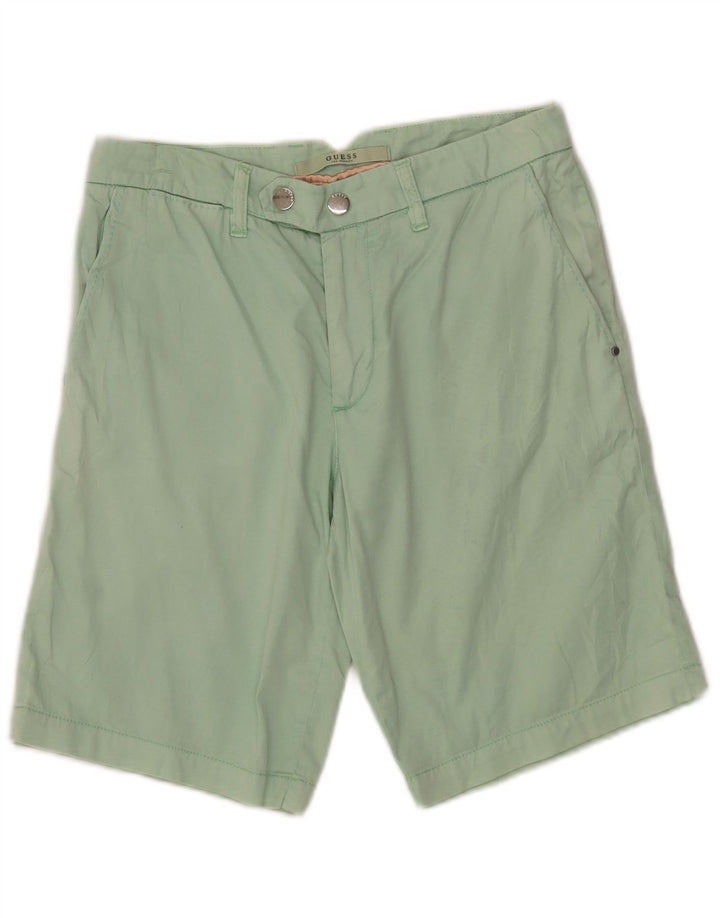 Guess Damen Chinoshorts W28 mittelgrüne Baumwolle