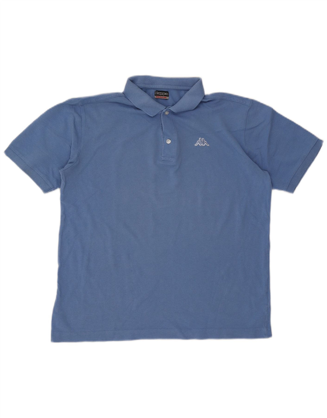 Kappa Herren-Poloshirt aus mittelblauer Baumwolle