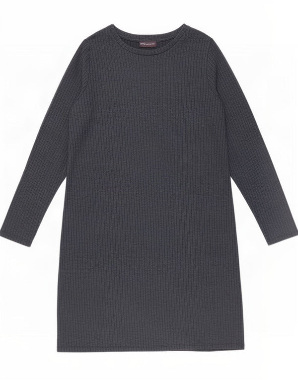 Marks & Spencer Damen Langarm-T-Shirt-Kleid UK 18 XL Marineblau