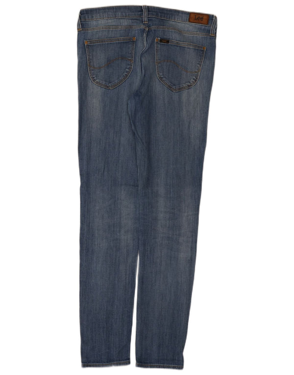 Lee Damen Scarlett Skinny Jeans W31 L33 Blaue Baumwolle