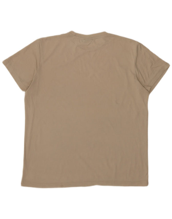 LOTTO Herren Grafik T-Shirt Top XL Beige