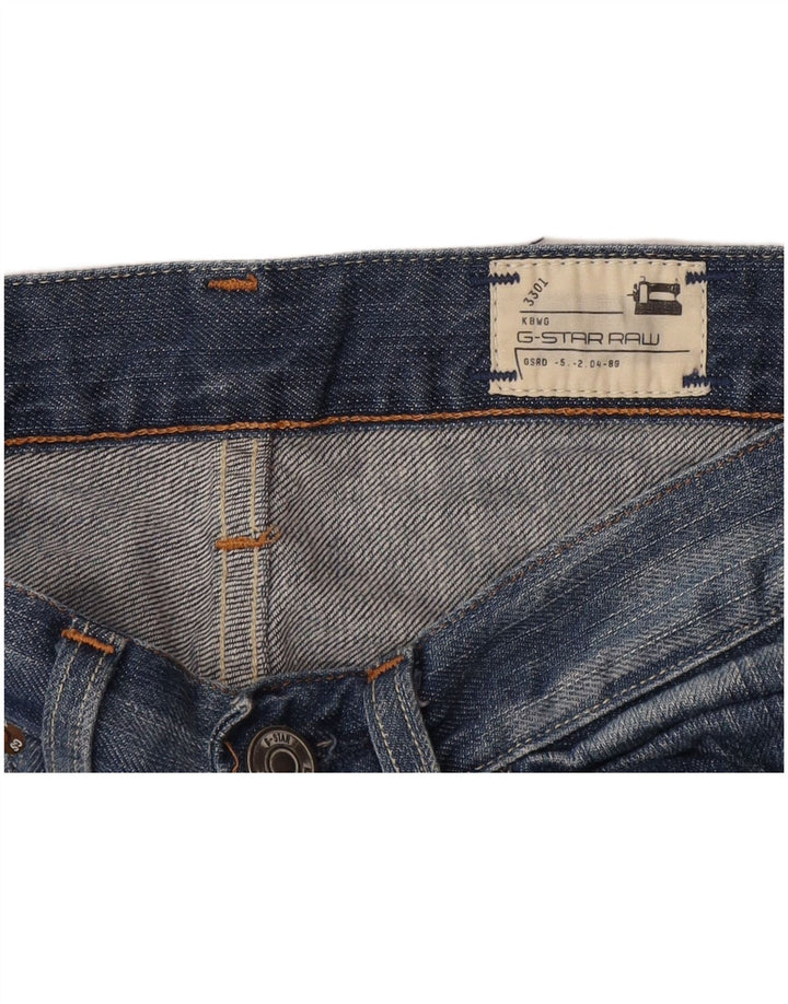 G-Star Herren 3301 Straight Jeans W33 L33 Blau