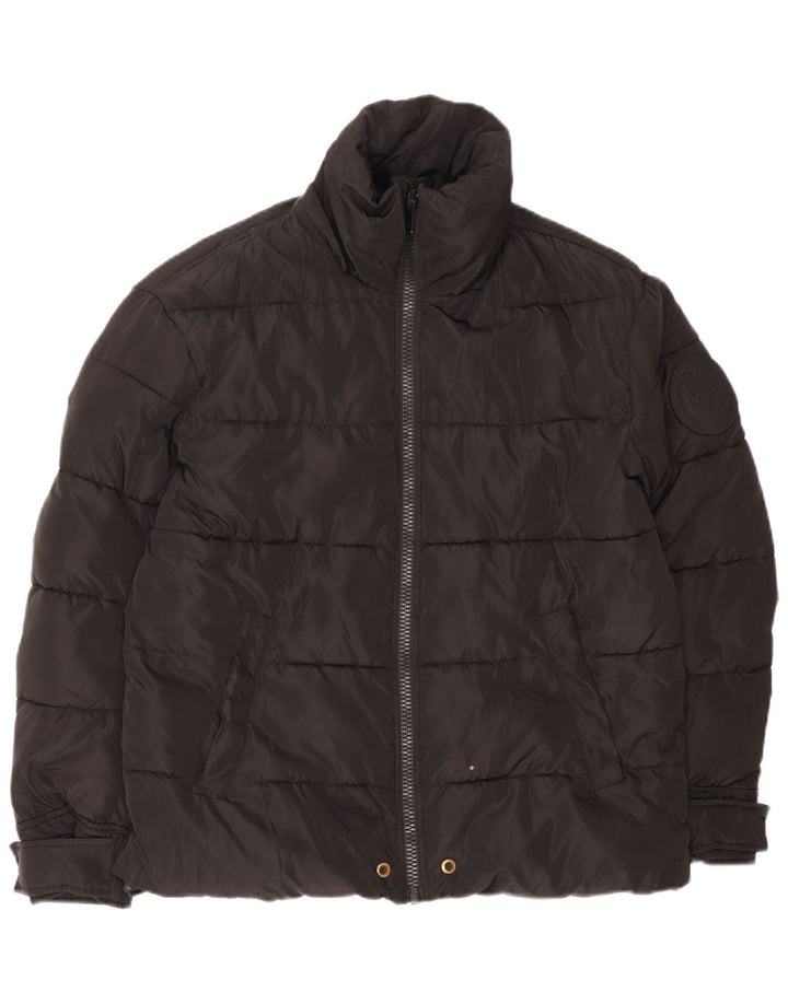 Diesel Herren Wattierte Jacke UK 36 Small Schwarz