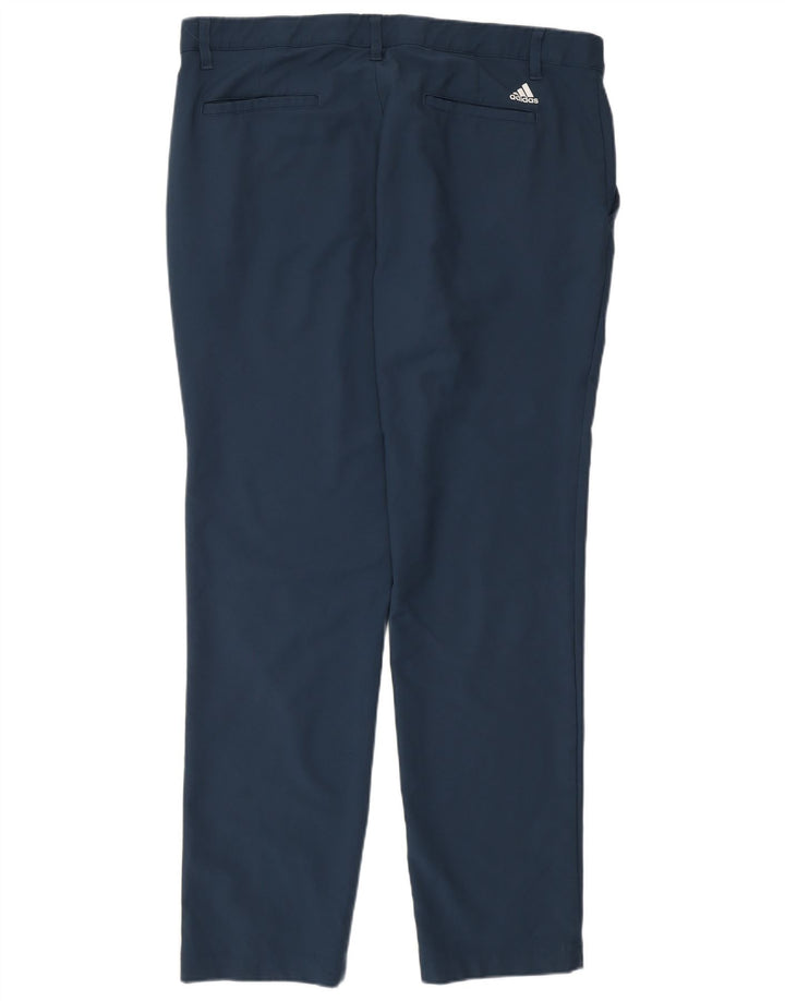Adidas Herren Slim Chino Hose W36 L32 Marineblau Polyester