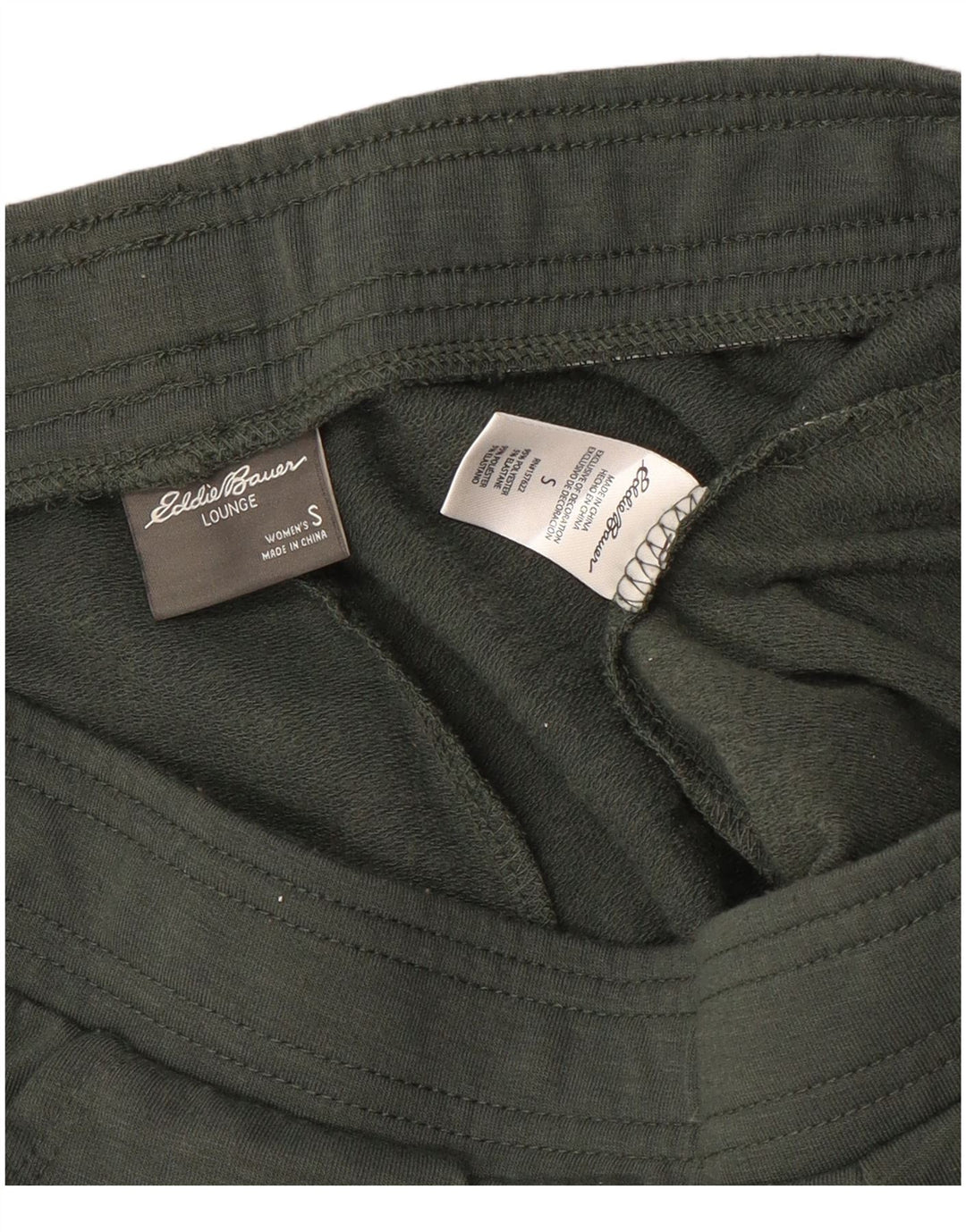 EDDIE BAUER Damen-Trainingshose, Jogginghose, UK 10, Größe S, Khaki, Polyester