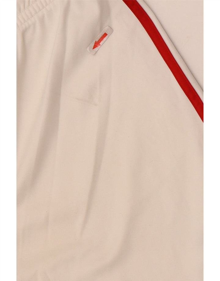 Adidas Herren AC Mailand Sportshorts, groß, weißes Farbblock-Polyester