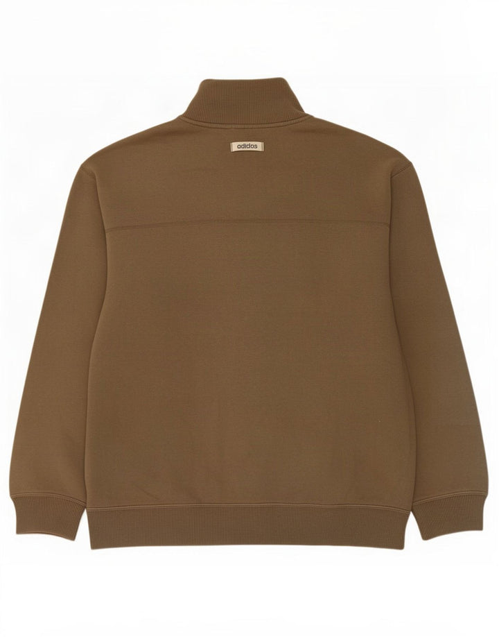 Adidas Herren-Trainingsanzug-Top-Jacke, große Khaki-Baumwolle
