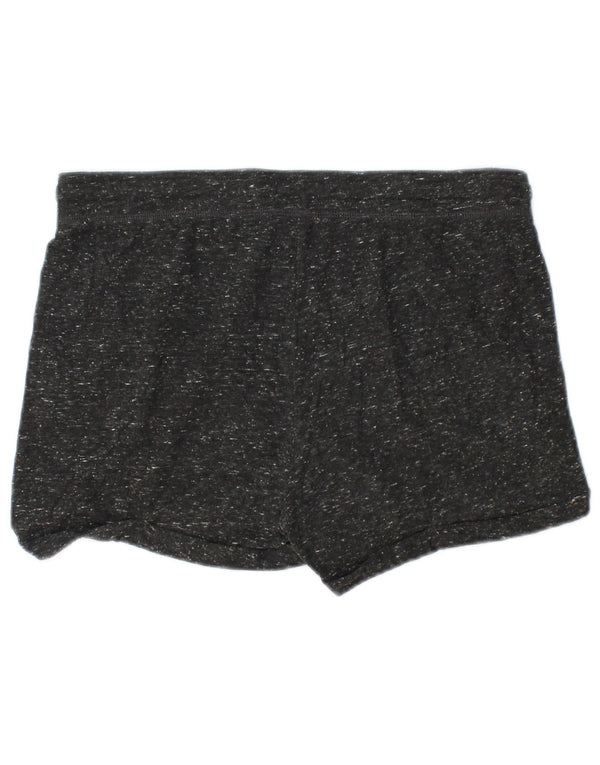Jack Wills Sport-Shorts für Damen, UK 8, Größe S, schwarz geflecktes Polyester
