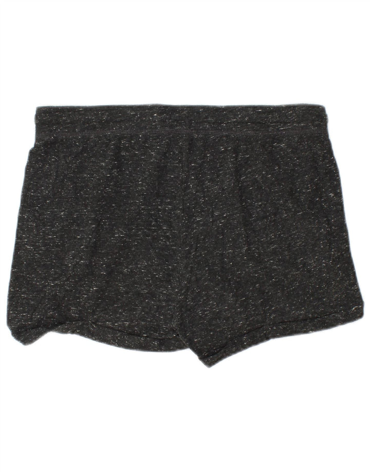 Jack Wills Sport-Shorts für Damen, UK 8, Größe S, schwarz geflecktes Polyester