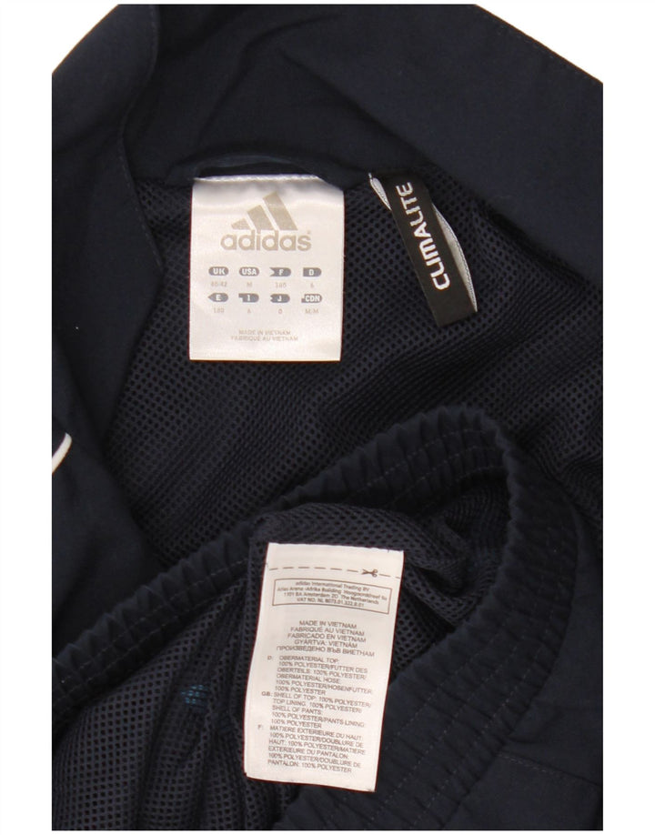 Adidas Herren Climalite Trainingsanzug Top Jacke UK 40/42 Mittel Marineblau