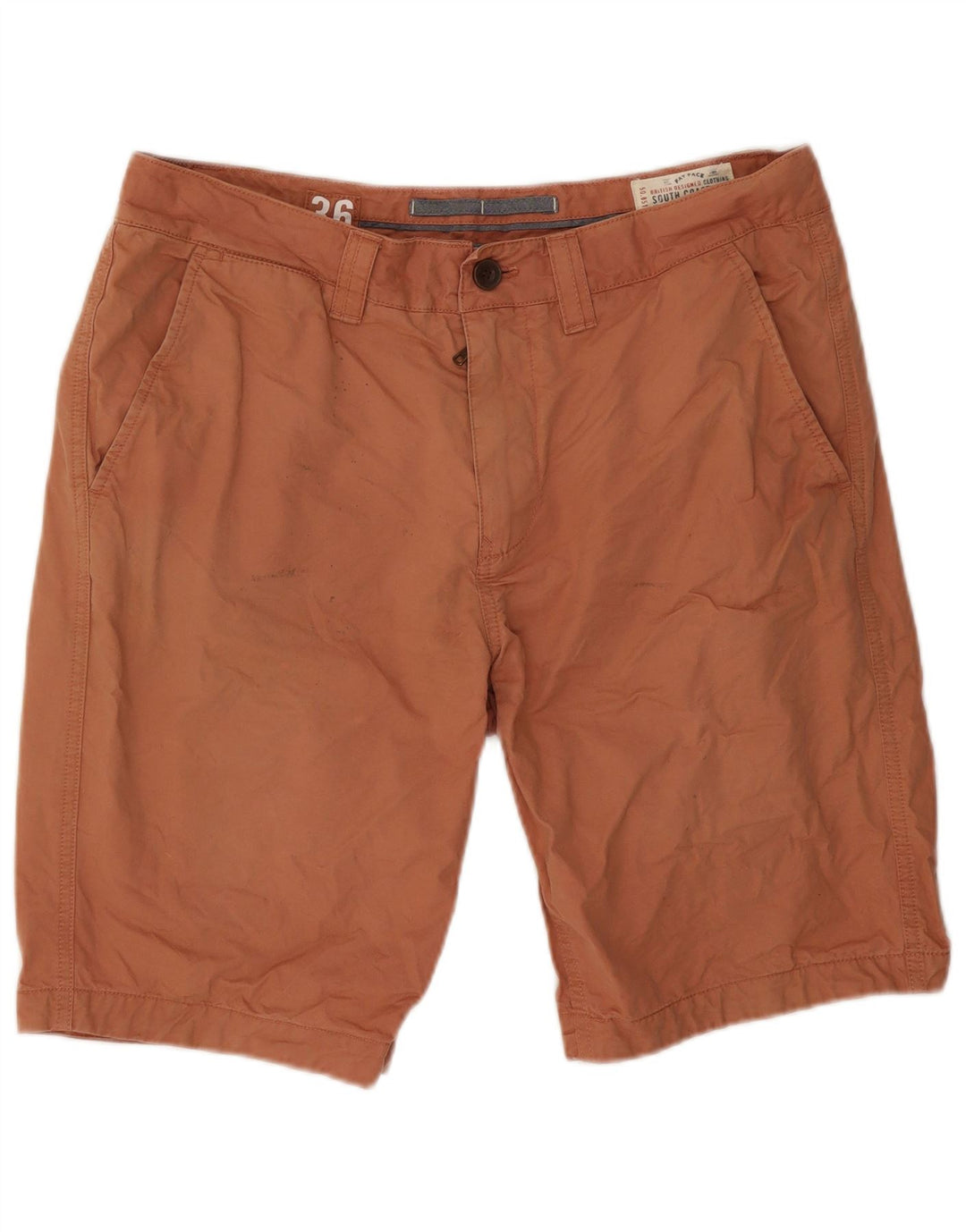 Fat Face Herren Chino-Shorts W36 Large Orange Baumwolle