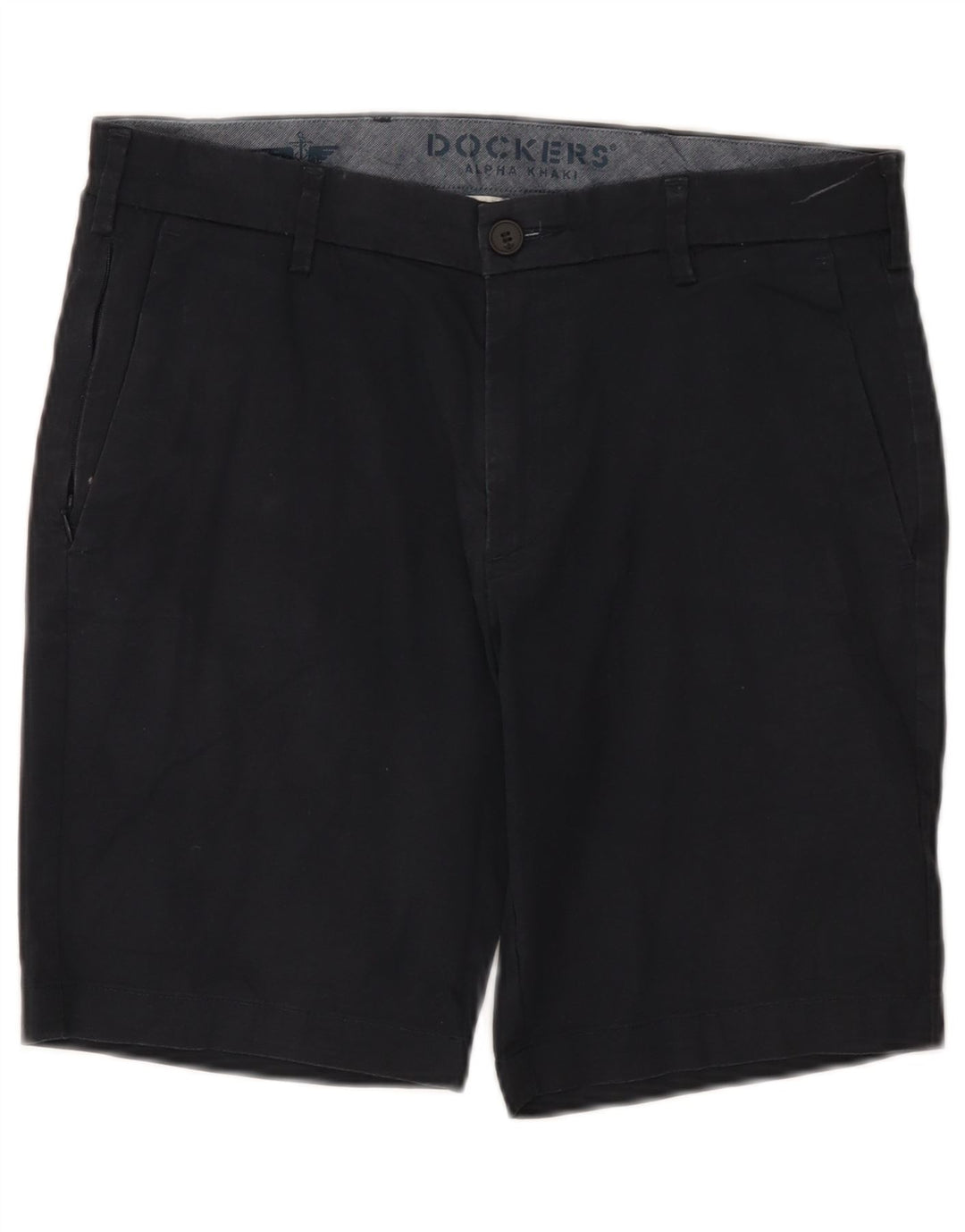 Dockers Herren Chino-Shorts W31 Mittelschwarze Baumwolle