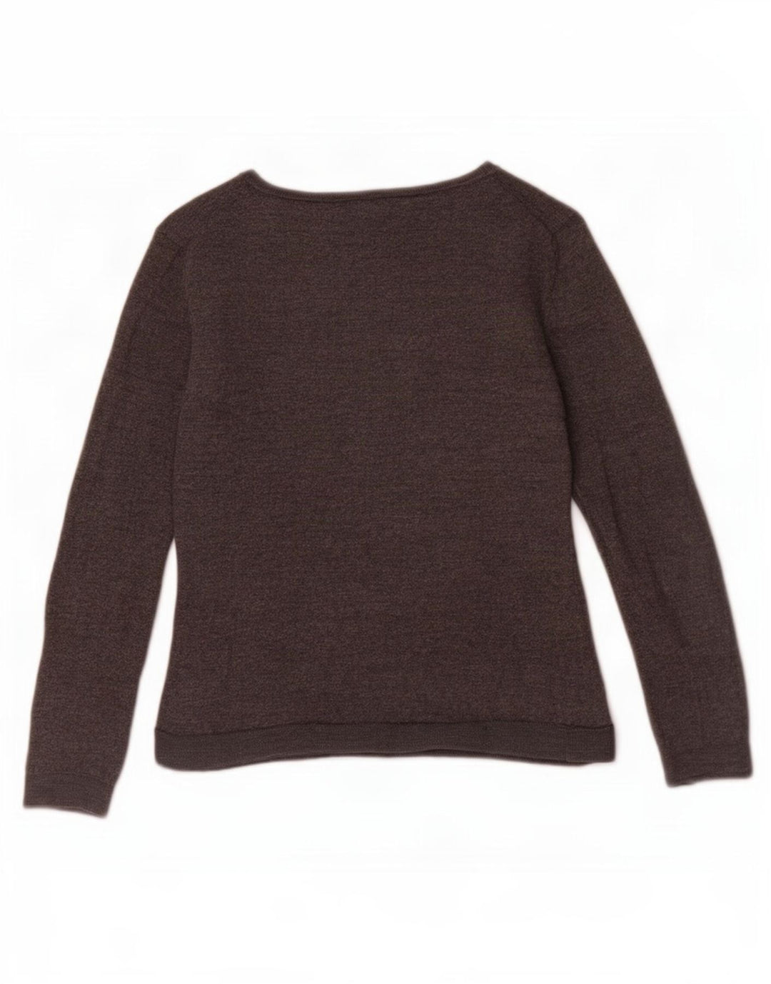 Massimo Dutti Mädchen-Pullover mit U-Boot-Ausschnitt, 7–8 Jahre, graue Wolle