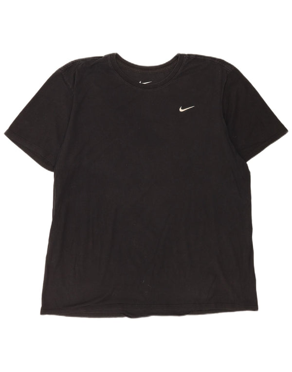 Nike Herren Athletic Cut T-Shirt Top XL Schwarz Baumwolle