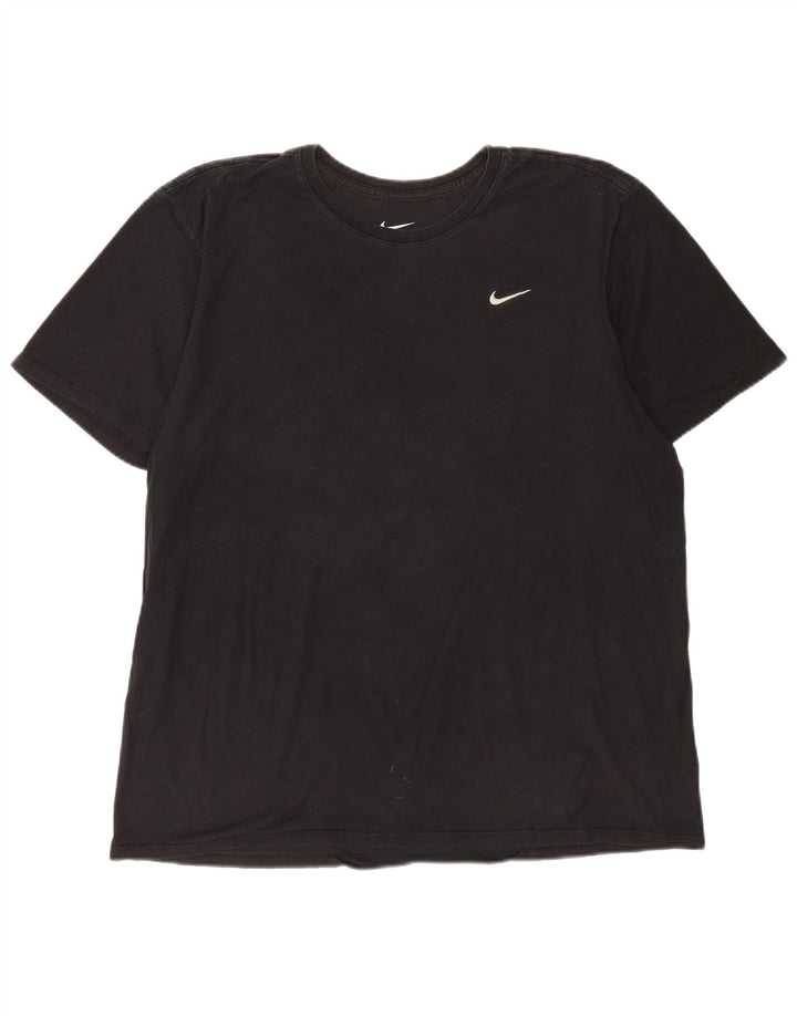 Nike Herren Athletic Cut T-Shirt Top XL Schwarz Baumwolle