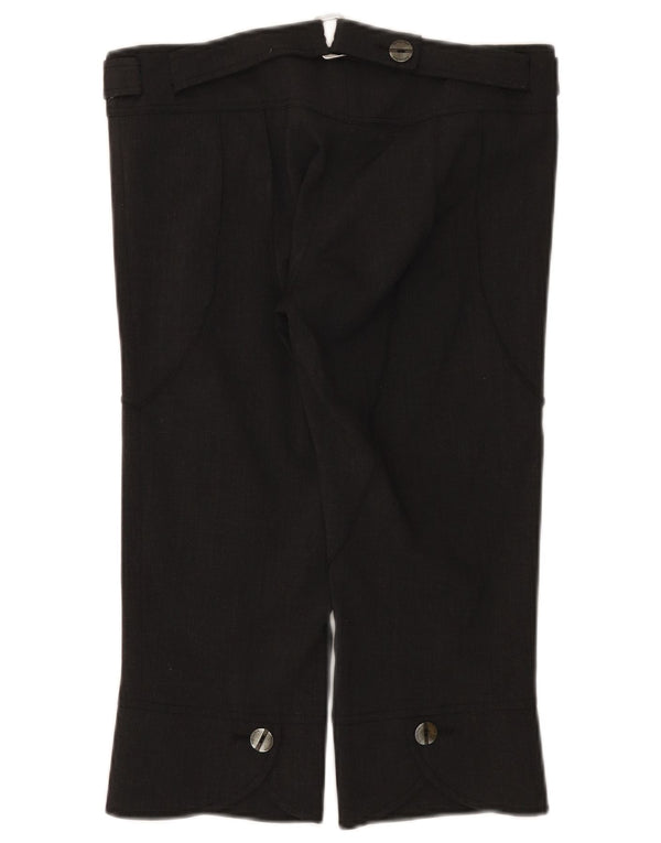 Patrizia Pepe Damen Caprihose IT 42 Medium W30 L19 Graue Wolle