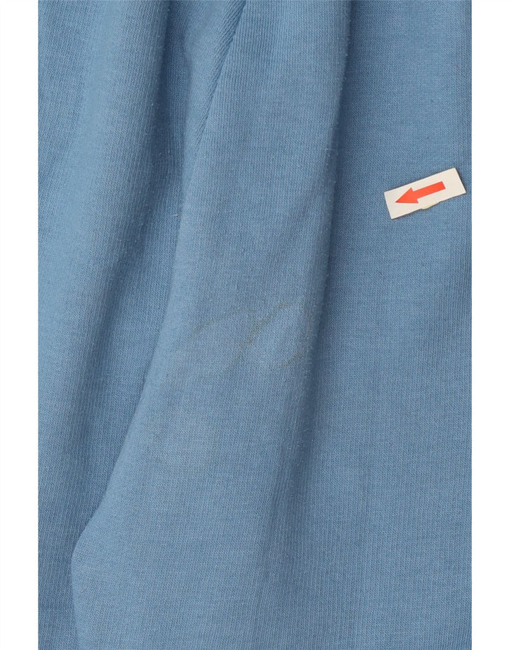 Zara Damen Trainingshose Jogger UK 12 Mittelblaues Polyester