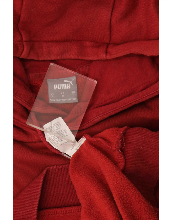 Puma Herren Grafik-Hoodie-Pullover, mittlere Burgunder-Baumwolle