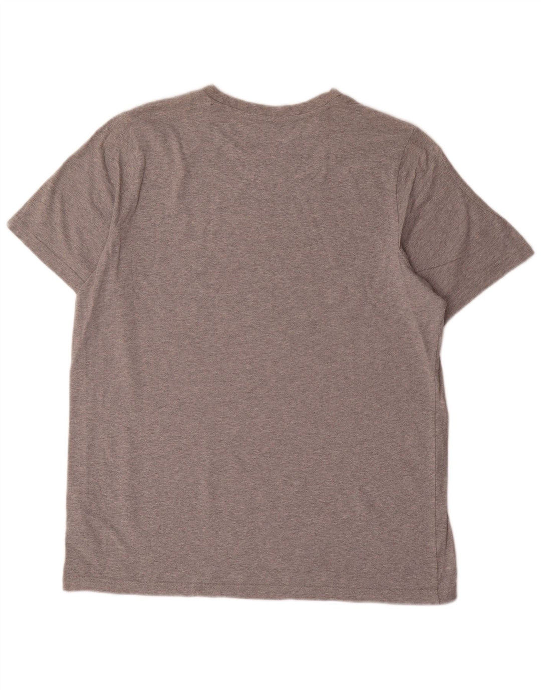 ADIDAS Herren Grafik T-Shirt Top Große graue Baumwolle