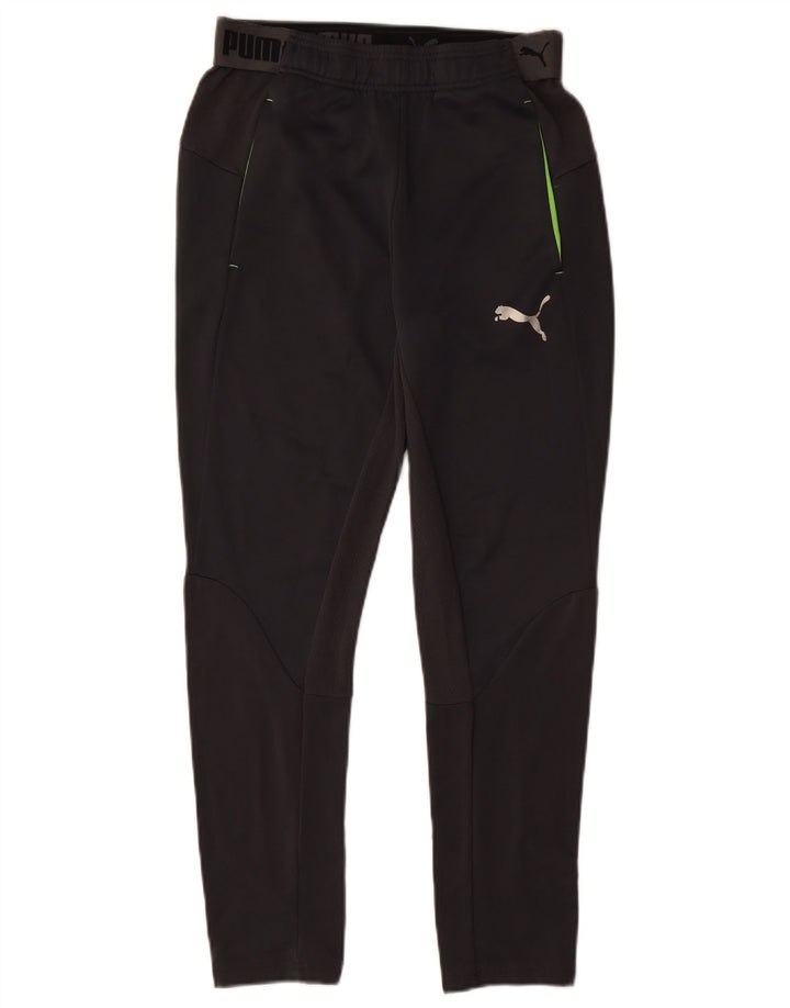 Puma Jungen-Trainingshose mit Grafik, 13–14 Jahre, Schwarz, Farbblock