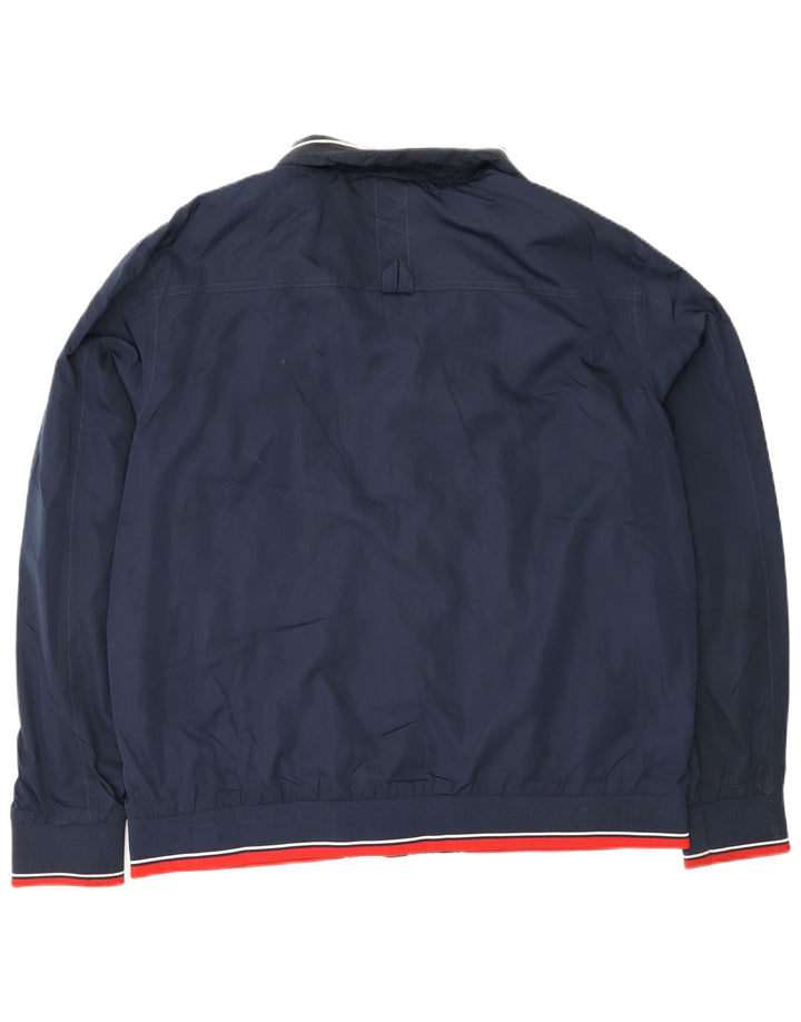 Marks & Spencer Herren Blue Harbor Bomberjacke UK 42 XL Navy Polyester
