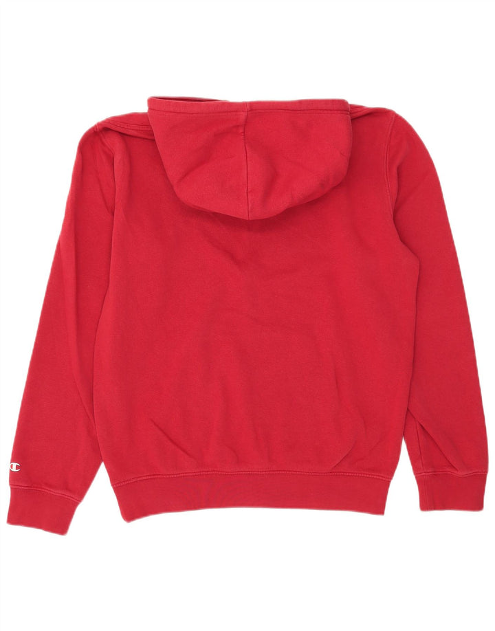 Champion Herren-Kapuzenpullover mit Grafik, mittelrote Baumwolle