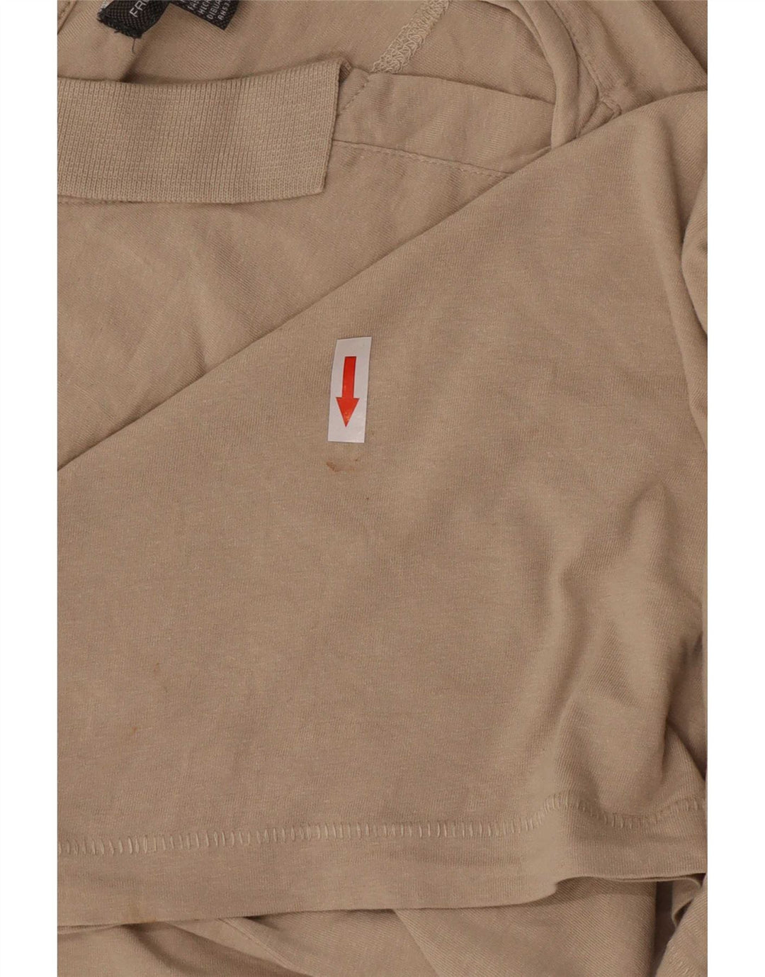 French Connection Herren Poloshirt XL Beige Baumwolle
