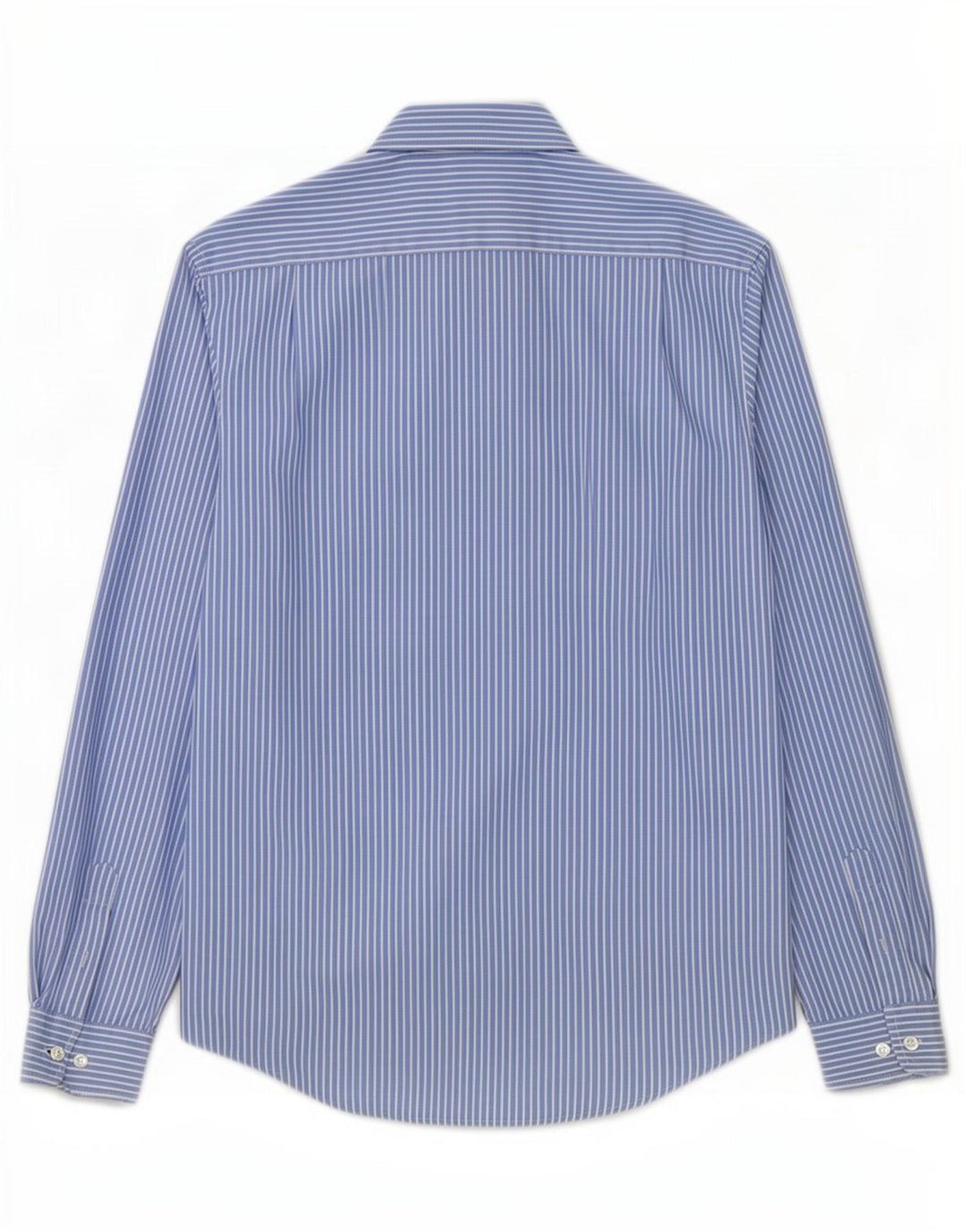 Ivy Oxford Herrenhemd Mittelblauer Nadelstreifen