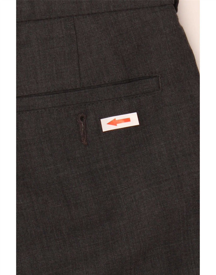 Maßgeschneiderte Herren-Anzughose von Marks & Spencer, W34, L28, grau, Polyester
