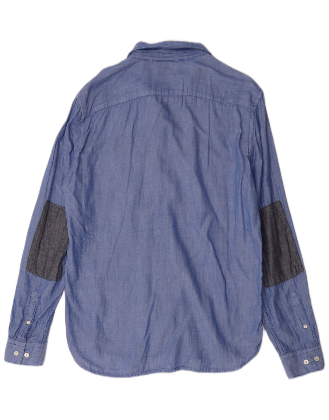 French Connection Herren-Hemd mit regulärer Passform, mittelblau, Baumwolle