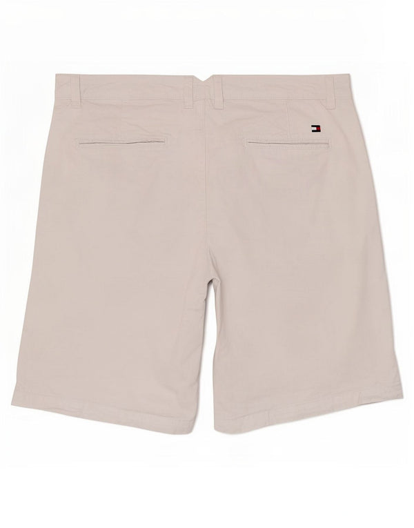 Tommy Hilfiger Damen Chino-Shorts US 10 Large W32 Weiße Baumwolle