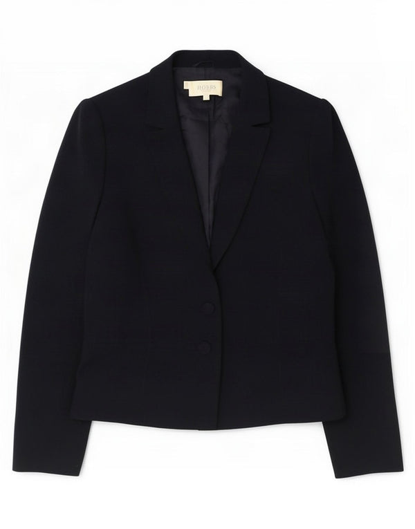 Hobbs Damen-Blazerjacke mit 2 Knöpfen, UK 14, Größe L, Marineblau, Polyester