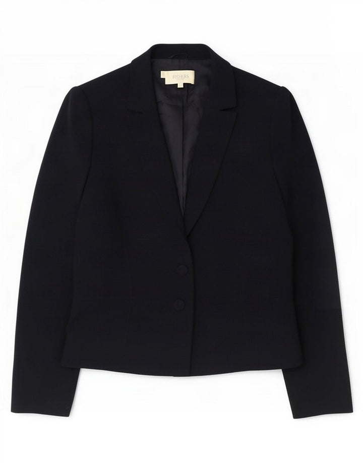 Hobbs Damen-Blazerjacke mit 2 Knöpfen, UK 14, Größe L, Marineblau, Polyester