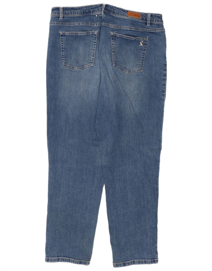 Joules Damen Girlfriend Slim Jeans W36 L28 Blaue Baumwolle