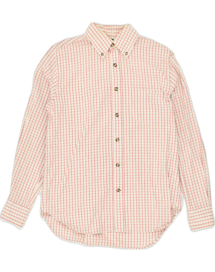 INVICTA Mens Shirt Medium Red Check Cotton | Vintage Invicta | Thrift | Second-Hand Invicta | Used Clothing | Messina Hembry 