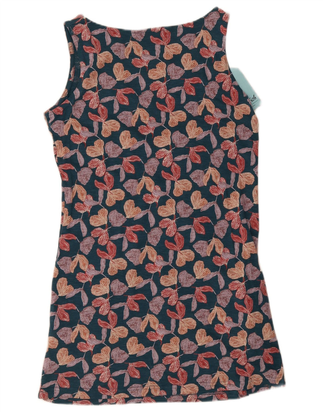 Weird Fish Ärmelloses A-Linien-Kleid für Damen, Größe M, mehrfarbig, Blumenmuster
