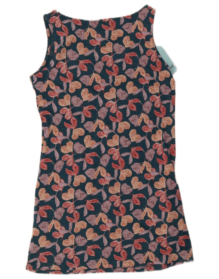 Weird Fish Ärmelloses A-Linien-Kleid für Damen, Größe M, mehrfarbig, Blumenmuster