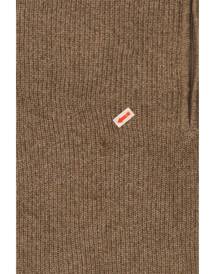 Izod Herren-Pullover mit Reißverschluss am Hals, groß, grüne Baumwolle