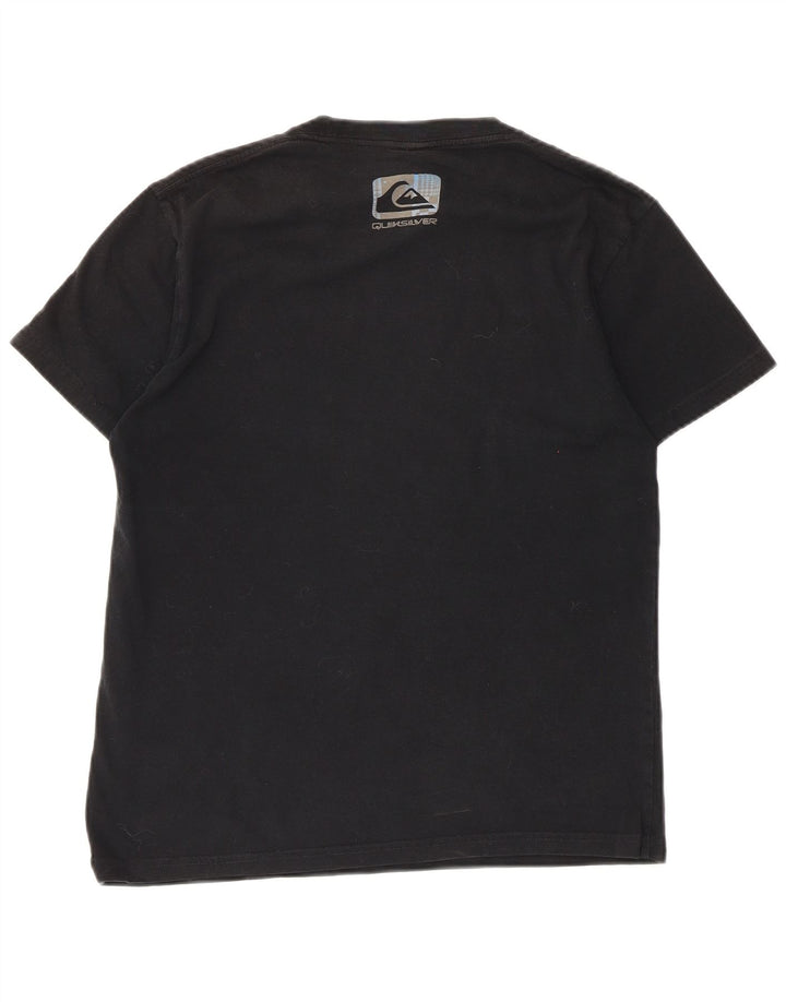 Quiksilver Herren-T-Shirt mit Grafik, Größe S, Schwarz