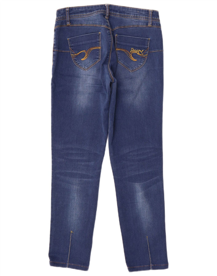 DESIGUAL Damen Slim Jeans W28 L27 Blau